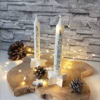 Kerze Weihnachten, Personalisierte Weihnachtsgeschenke, Weihnachtskerze, Personalisierte Kerze Bild 2