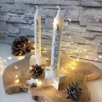 Kerze Weihnachten, Personalisierte Weihnachtsgeschenke, Weihnachtskerze, Personalisierte Kerze Bild 4