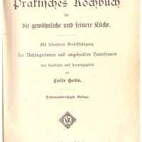 Davidis - Holle *** Praktisches Kochbuch *** ( 1898 ) Bild 2