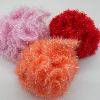 Duschschwamm Badeschwamm gehäkelt   Schwammgarn  Farbauswahl