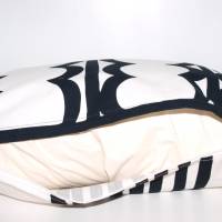 Kissenbezug 40x60 cm White & Black Wendekissen Bezug Kissenhülle aus Baumwolle Bild 5