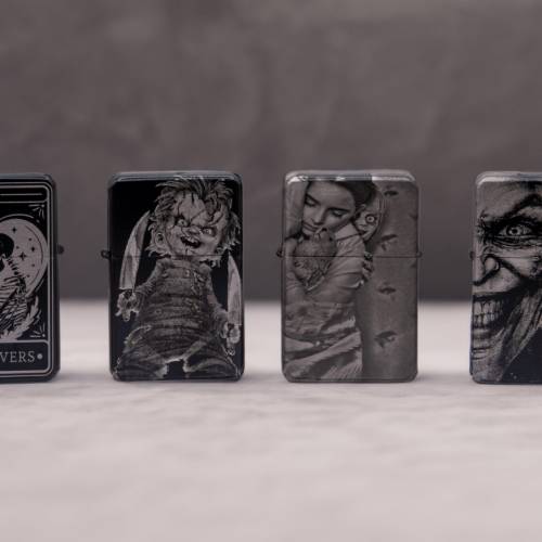 Benzin Metallfeuerzeug mit Fotogravur * Individuelles Feuerzeug