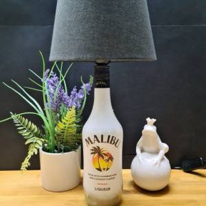 Malibu Likör 0,7 l - Flaschenlampe - Handmade UNIKAT Bild 3