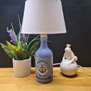 NORDLICHT GIN 0,70 L Flaschenlampe, Bottle Lamp - Handmade UNIKAT Upcycling Bild 5