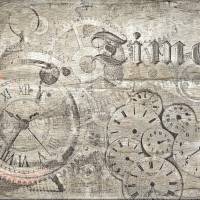 TIME, Motiv Uhr im VintageStyle, DIGITALES BILD ZUM DOWNLOAD & DRUCKEN Wanddeko Poster Karte Geschenkidee günstig kaufen Bild 2
