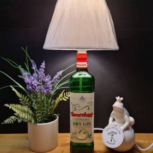 DOORNKAAT Gin SELTEN! - Flaschenlampe , Bottle Lamp - Handmade UNIKAT Upcycling Bild 1