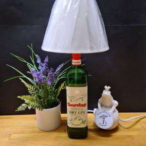 DOORNKAAT Gin SELTEN! - Flaschenlampe , Bottle Lamp - Handmade UNIKAT Upcycling Bild 4