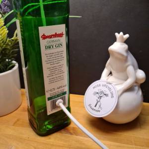 DOORNKAAT Gin SELTEN! - Flaschenlampe , Bottle Lamp - Handmade UNIKAT Upcycling Bild 5