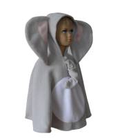 elefant grau halloween fasching kostüm cape poncho für kleinkinder Bild 1