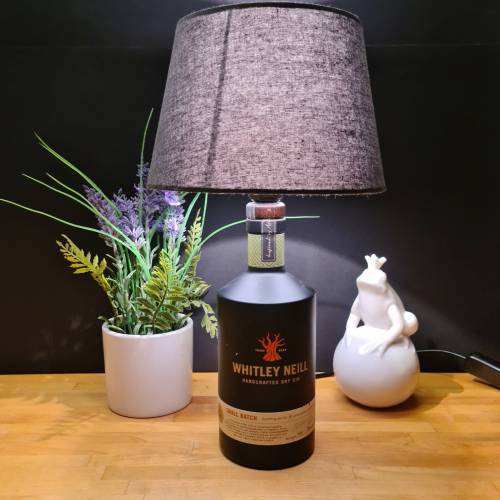 Whitley Neill Gin Flaschenlampe, Bottle Lamp - Handmade UNIKAT Upcycling