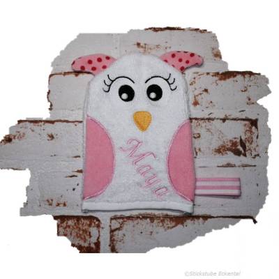 Waschlappen mit Name Maya Waschhandschuhe