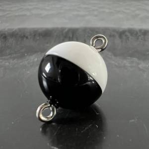 Magnet Verschluss, kugelförmig, schwarz-weiß, verschiedene Größen Bild 5