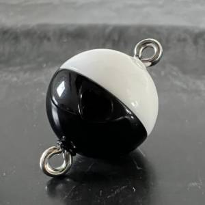 Magnet Verschluss, kugelförmig, schwarz-weiß, verschiedene Größen Bild 6