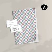 Stickeralbum "Pastell Muster" • A5 Aufkleberheft mit 32 Seiten zum Sticker sammeln und aufbewahren Bild 6