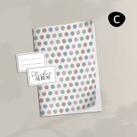 Stickeralbum "Pastell Muster" • A5 Aufkleberheft mit 32 Seiten zum Sticker sammeln und aufbewahren Bild 8