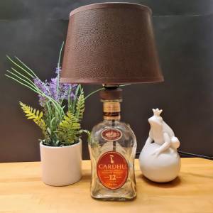 Cardhu 12 Years Single Malt Scotch Whisky Flaschenlampe 0,7 l/1L - Bottle Lamp - Handmade UNIKAT Upcycling Bild 2