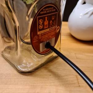 Cardhu 12 Years Single Malt Scotch Whisky Flaschenlampe 0,7 l/1L - Bottle Lamp - Handmade UNIKAT Upcycling Bild 4