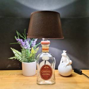 Cardhu 12 Years Single Malt Scotch Whisky Flaschenlampe 0,7 l/1L - Bottle Lamp - Handmade UNIKAT Upcycling Bild 6