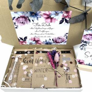 Personalisiertes Geschenk mit Trockenblumen für Frauen, Geburtstagsgeschenk für Schwester und Freundin Bild 4