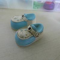 Resin Baby Schuhe  Taufe in Rosa oder Blau , 32 mm zum Basteln - Entwerfe dein Geschenk selbst Bild 2