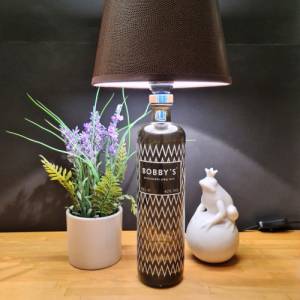 Bobby’s Dry Gin Flaschenlampe, Bottle Lamp - Handmade UNIKAT Upcycling Bild 1