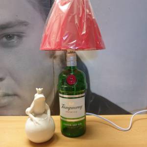Tanqueray 1,0 L Flaschenlampe, Bottle Lamp - Handmade UNIKAT Upcycling Bild 7