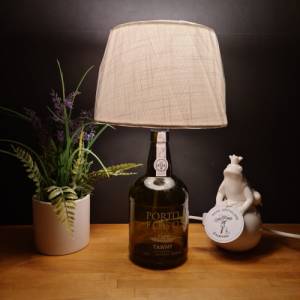 Porto Fogo Tawny 0,75l Bottle Lamp - Flaschenlampe - Handmade UNIKAT Bild 3