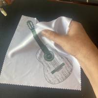 Zubehör-Tasche für Gitarre mit Reinigungstuch, Geschenk Gitarrenspieler Konzert Gitarre Bild 5
