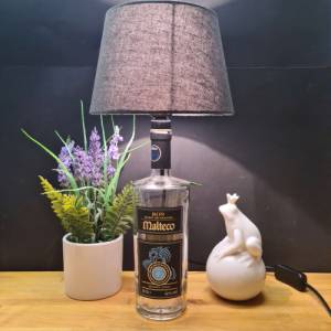 MALTECO Flaschenlampe, Bottle Lamp 0,7 l - Handmade UNIKAT Upcycling Bild 2