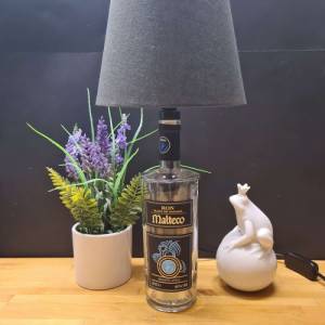 MALTECO Flaschenlampe, Bottle Lamp 0,7 l - Handmade UNIKAT Upcycling Bild 3