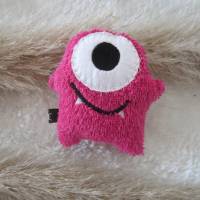Kleines Monster - Monsterlein - Monsterchen - Glücksbringer für Klein und Groß - pink Bild 1