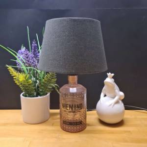 NIEMAND Gin 0,5l  Flaschenlampe, Bottle Lamp - Handmade UNIKAT Upcycling Bild 3