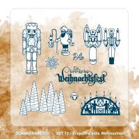 Clearstamp Stempel-Set 72 - Erzgebirgsche Weihnachten Bild 1