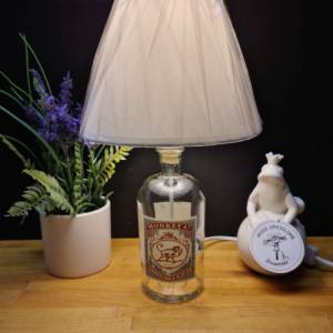 Monkey 47 Slow Gin Flaschenlampe, Bottle Lamp 0,5 l - Handmade UNIKAT Upcycling Bild 2