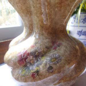 Vase Blumenvase Italien Handarbeit Landhaus Cottage Bild 3