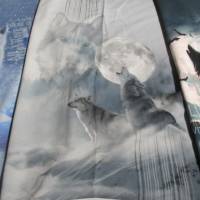 STENZO French Terry Panel Mystic Wolf 75cm x 150 cm (1St/15,00€) Bild 1