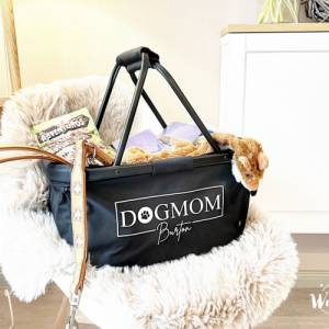 Einkaufskorb personalisiert | Geschenk | DOG | Dogmom | Hund | Welpe | Geburtstag | Geschenkidee | Weihnachten | Shopper Bild 2