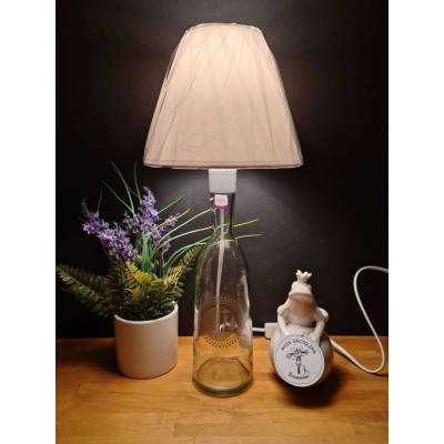 LIZ - Mineralwasser Flaschenlampe, Bottle Lamp - Handmade UNIKAT Upcycling