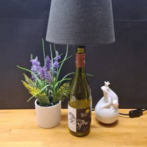 Weinlampe für Pferdeliebhaber Horse Pferd- 0,7 L Flaschenlampe, Bottle Lamp - Upcycling Bild 9
