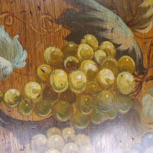 Beistelltisch Tischchen Weintisch Weintrauben Gemälde Klapptisch Bild 7