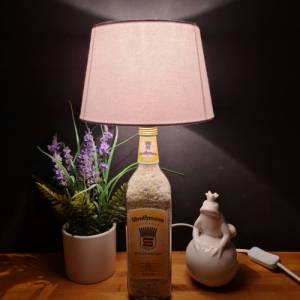 Strothmann Korn Bottle Lamp 0,7 l - Flaschenlampe - Handmade UNIKAT Bild 2