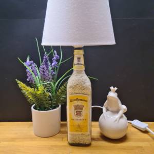Strothmann Korn Bottle Lamp 0,7 l - Flaschenlampe - Handmade UNIKAT Bild 5
