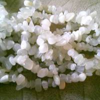 natürliche Mondstein Chips Perlen 5-8 mm 40-41 cm Strang Bild 3