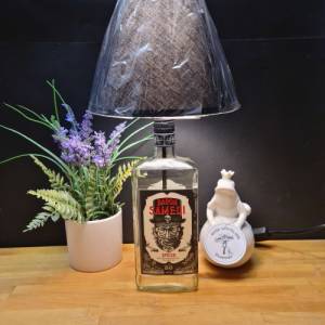 BARON SAMEDI Spiced 0,7L  Flaschenlampe, Bottle Lamp - Handmade UNIKAT Upcycling Bild 1