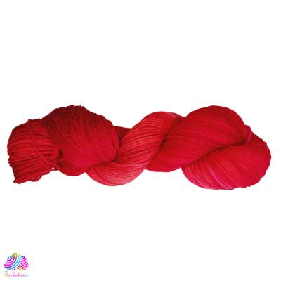 HighTwist, Handgefärbte Socken- und Tuchwolle, 80% Schurwolle (Merino extrafine), 20% Polyamid, Farbe: Shades of Red