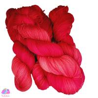 HighTwist, Handgefärbte Socken- und Tuchwolle, 80% Schurwolle (Merino extrafine), 20% Polyamid, Farbe: Shades of Red Bild 2