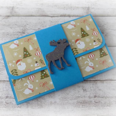 Karte für eine Gutscheinkarte oder Geldschein(e), Geschenkidee zu Weihnachten oder Nikolaus, Handmade