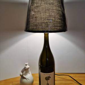 Fat Bastard Chardonnay 2018 - 1,5 L Flaschenlampe, Bottle Lamp - Upcycling Bild 1