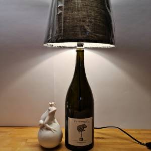 Fat Bastard Chardonnay 2018 - 1,5 L Flaschenlampe, Bottle Lamp - Upcycling Bild 2