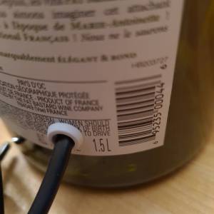 Fat Bastard Chardonnay 2018 - 1,5 L Flaschenlampe, Bottle Lamp - Upcycling Bild 7